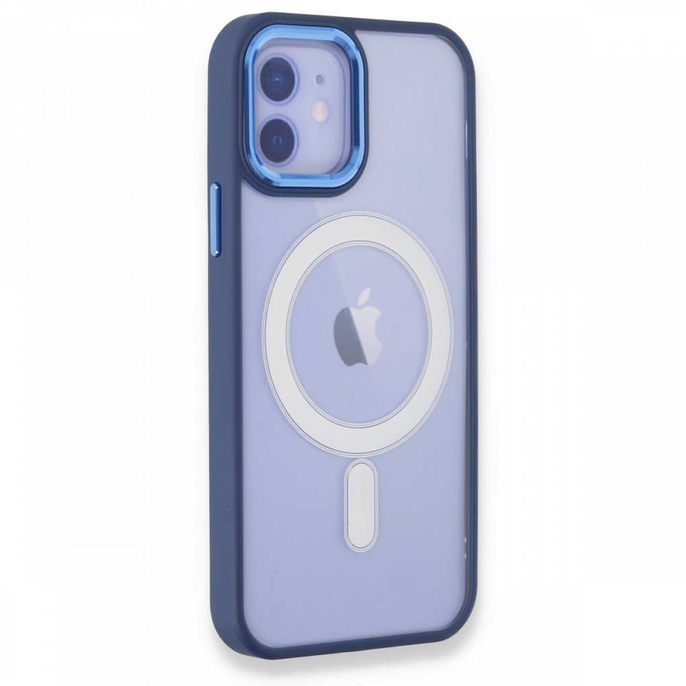 Newface iPhone 11 Kılıf Room Magneticsafe Silikon - Lacivert