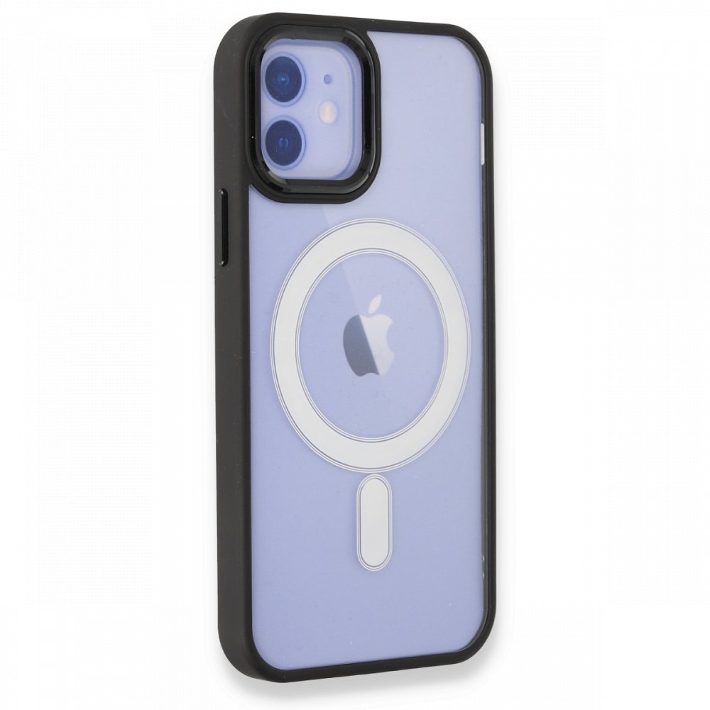 Newface iPhone 11 Kılıf Room Magneticsafe Silikon - Siyah