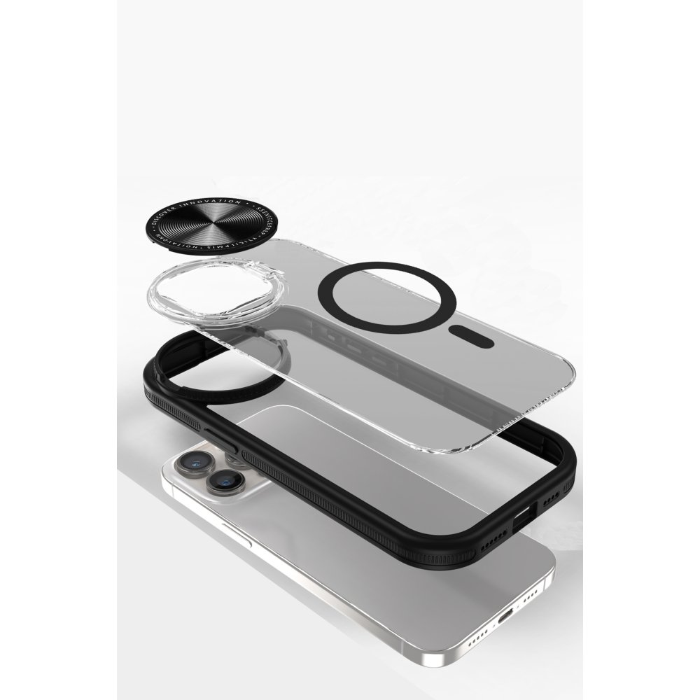 Newface iPhone 11 Kılıf Teleskop Lens Magsafe Silikon Kapak - Derin Mor