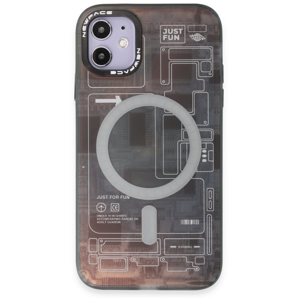 Newface iPhone 11 Kılıf Venüs Magneticsafe Desenli Kapak - Venüs - 4