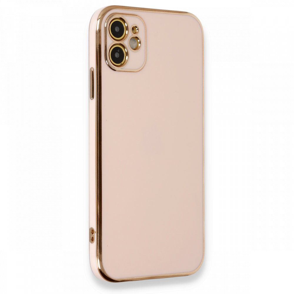 Newface iPhone 11 Kılıf Volet Silikon - Pembe