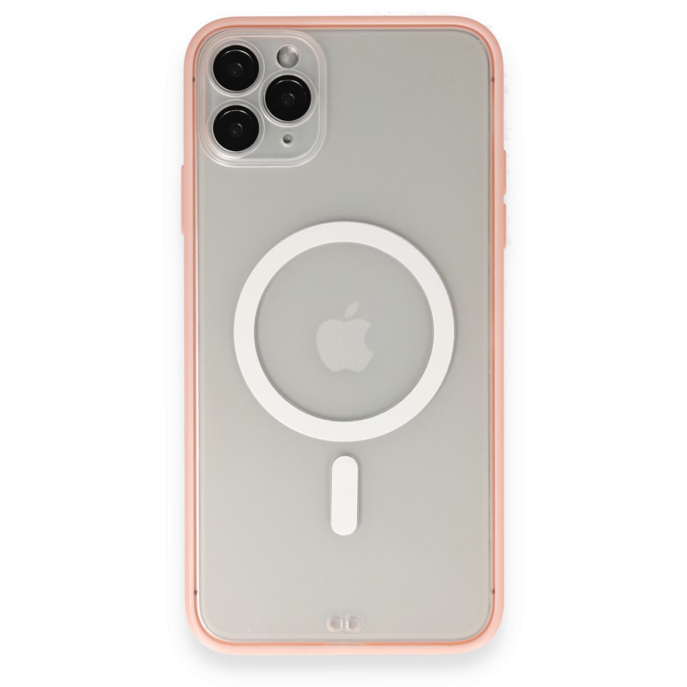 Newface iPhone 11 Pro Kılıf Grand Magneticsafe Kapak - Pembe