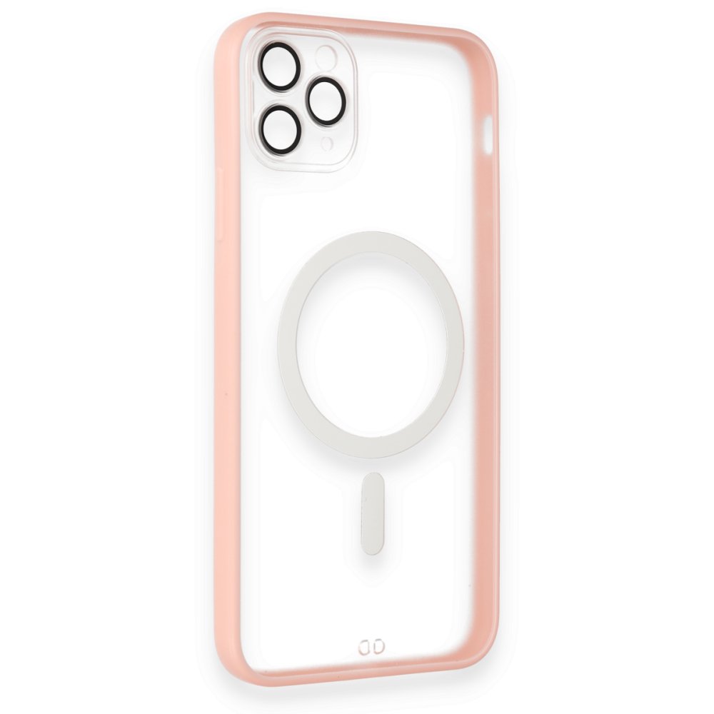 Newface iPhone 11 Pro Kılıf Grand Magneticsafe Kapak - Pembe