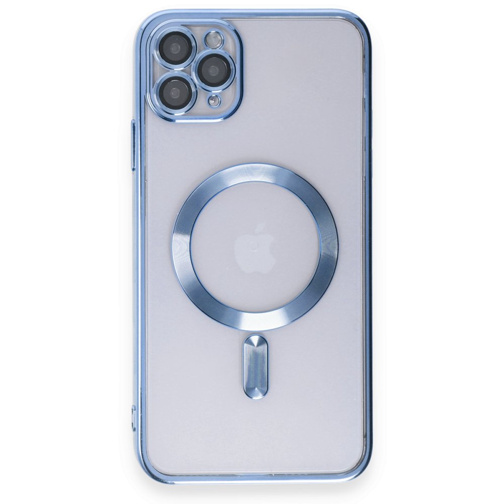 Newface iPhone 11 Pro Kılıf Kross Magneticsafe Kapak - Sierra Blue