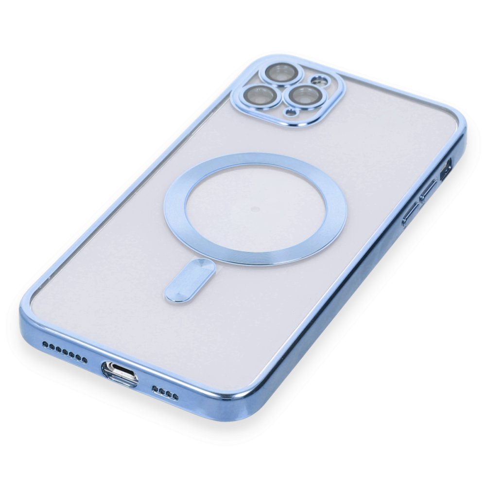 Newface iPhone 11 Pro Kılıf Kross Magneticsafe Kapak - Sierra Blue