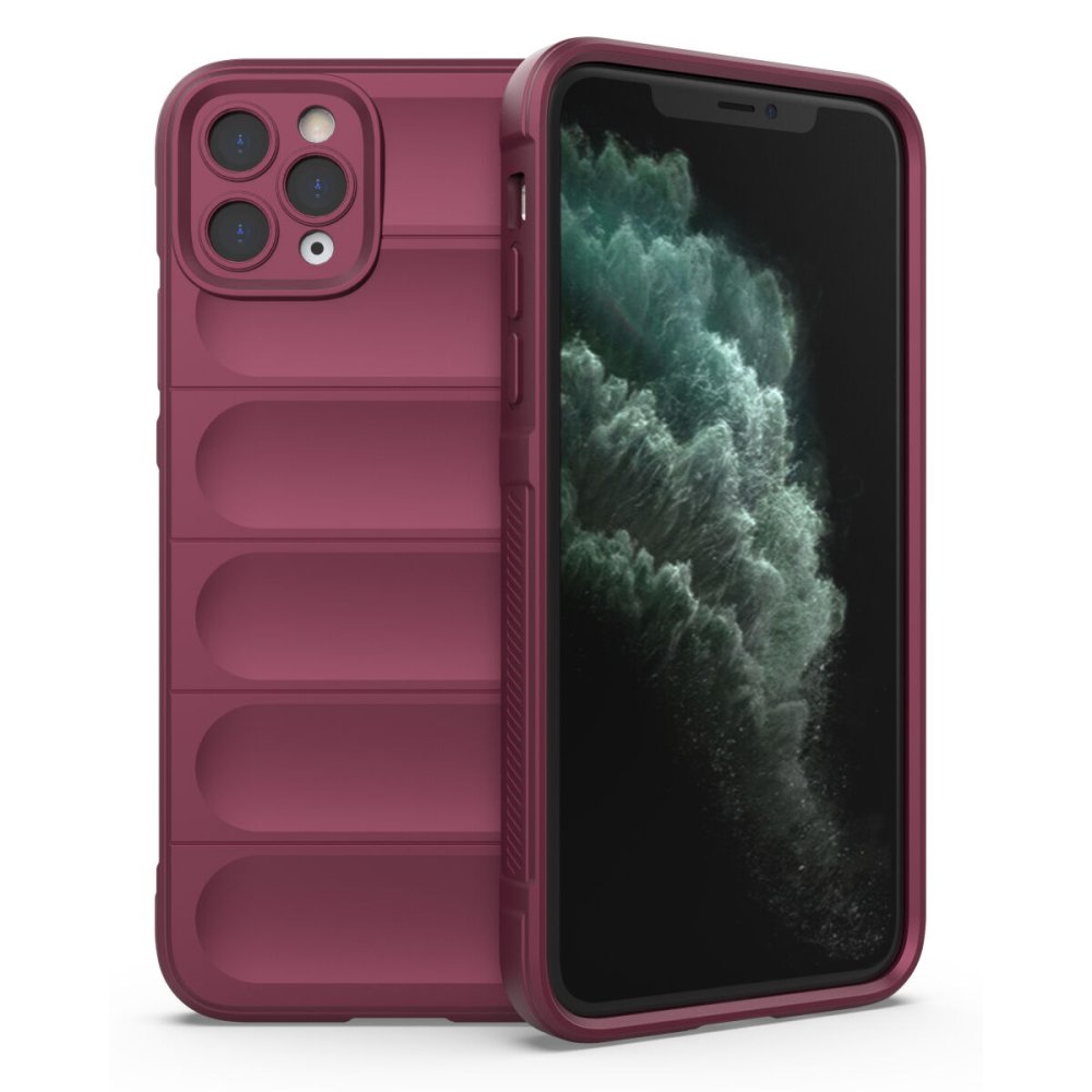 Newface iPhone 11 Pro Kılıf Optimum Silikon - Bordo