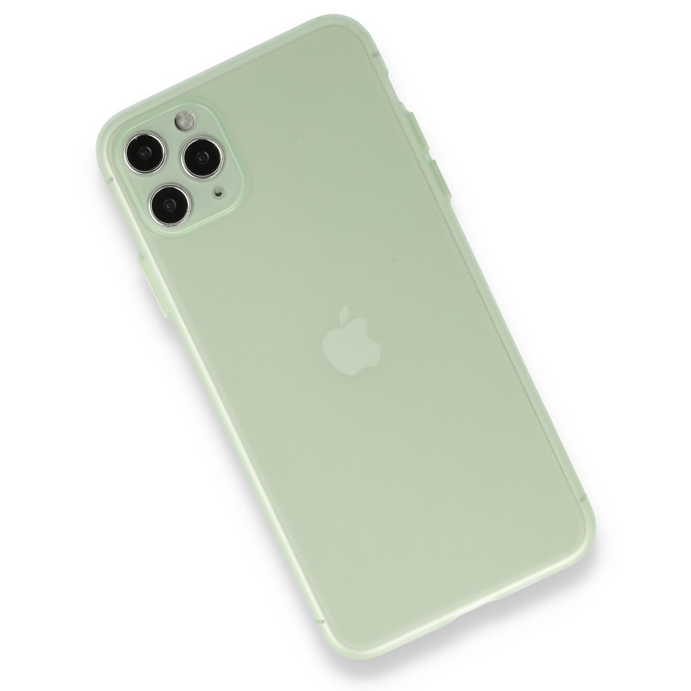 Newface iPhone 11 Pro Kılıf Puma Silikon - Açık Yeşil