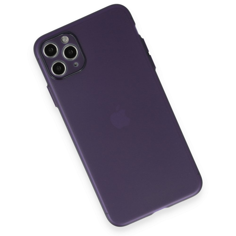 Newface iPhone 11 Pro Kılıf Puma Silikon - Koyu Mor