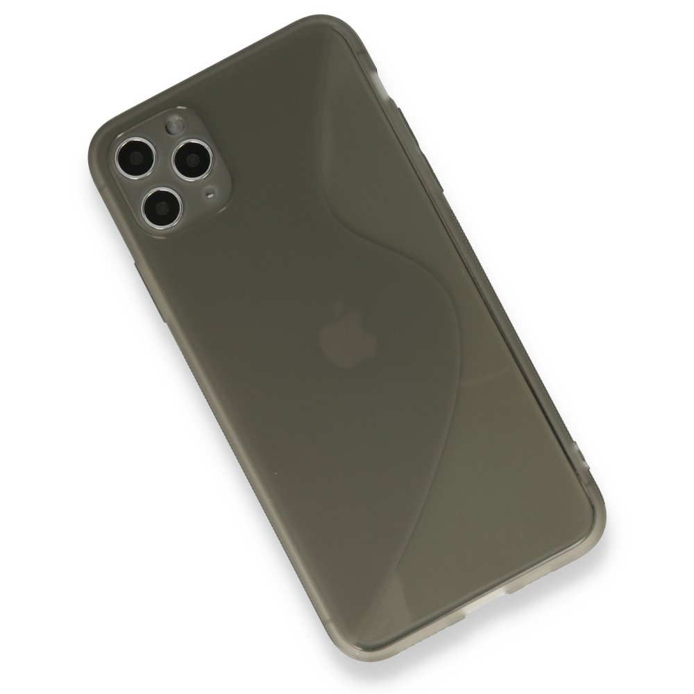 Newface iPhone 11 Pro Kılıf S Silikon - Gri