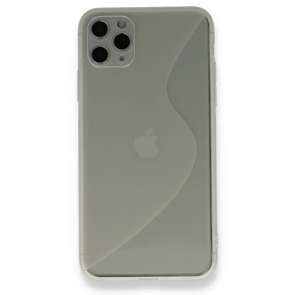 Newface iPhone 11 Pro Max Kılıf S Silikon - Şeffaf