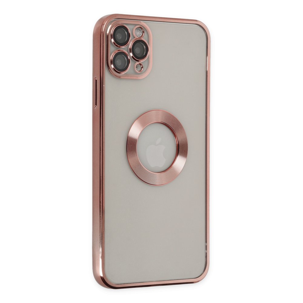 Newface iPhone 11 Pro Max Kılıf Slot Silikon - Rose Gold