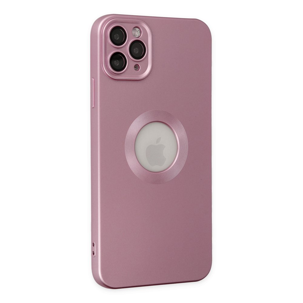 Newface iPhone 11 Pro Max Kılıf Vamos Lens Silikon - Rose Gold