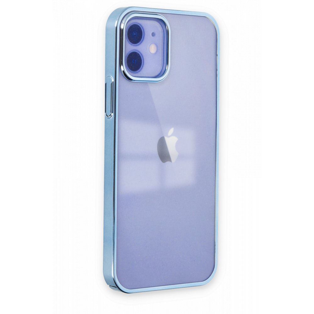 Newface iPhone 12 Kılıf Element Silikon - Sky Blue