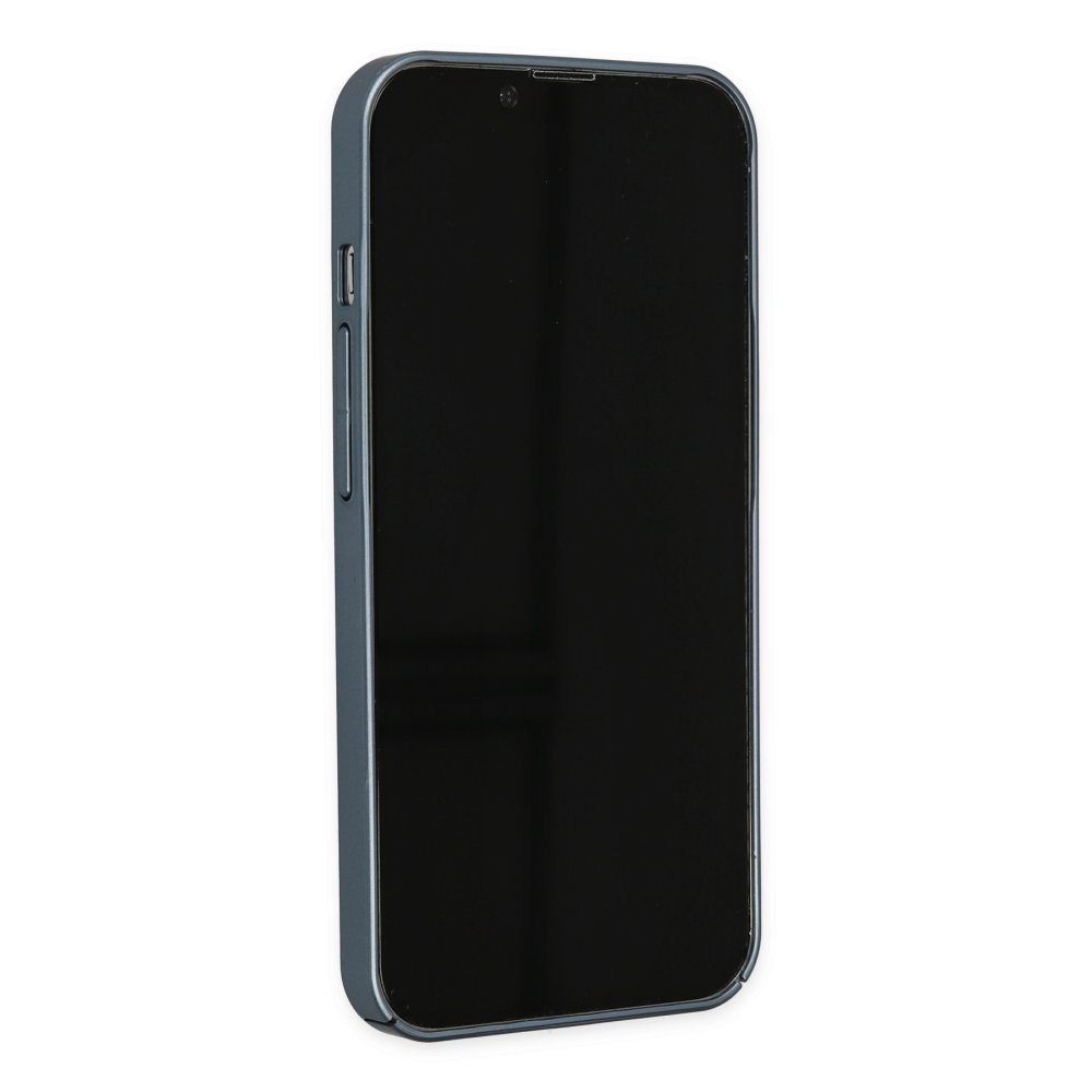 Newface iPhone 12 Kılıf Jack Magneticsafe Lens Silikon - Sierra Blue