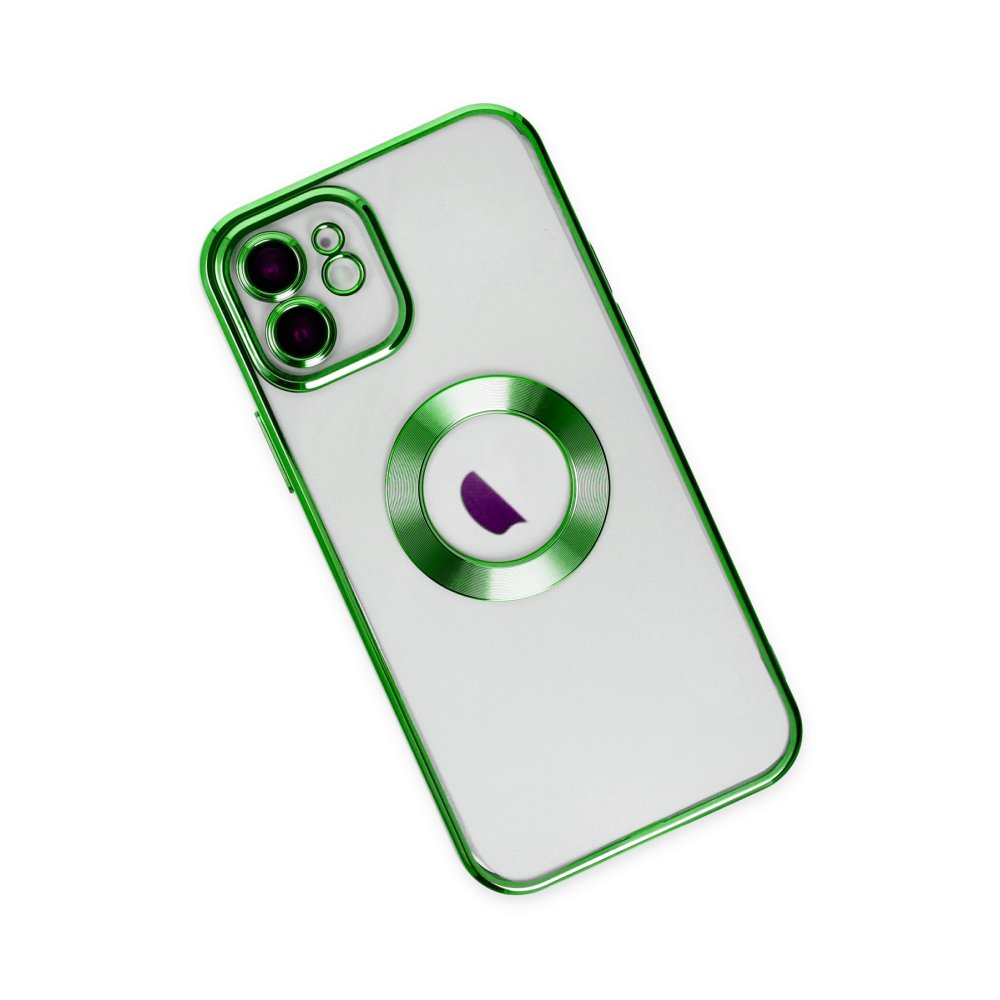 Newface iPhone 12 Kılıf Slot Silikon - Köknar Yeşili