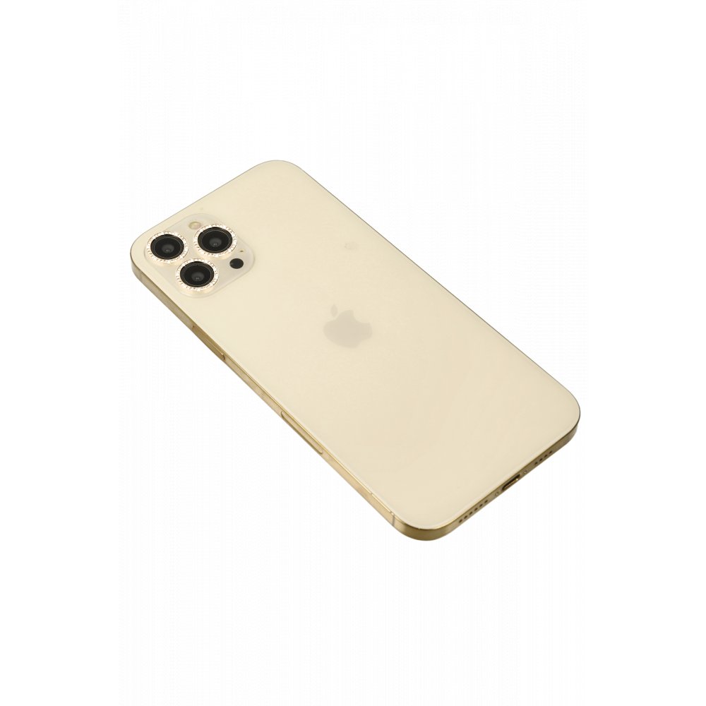 Newface iPhone 12 Pro Diamond Kamera Lens - Gold