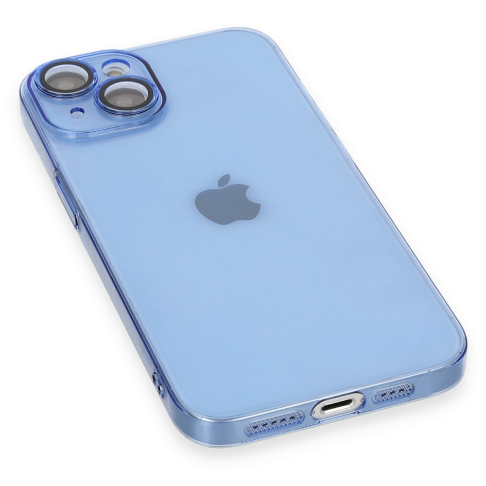 Newface iPhone 13 Kılıf Armada Lensli Kapak - Sierra Blue