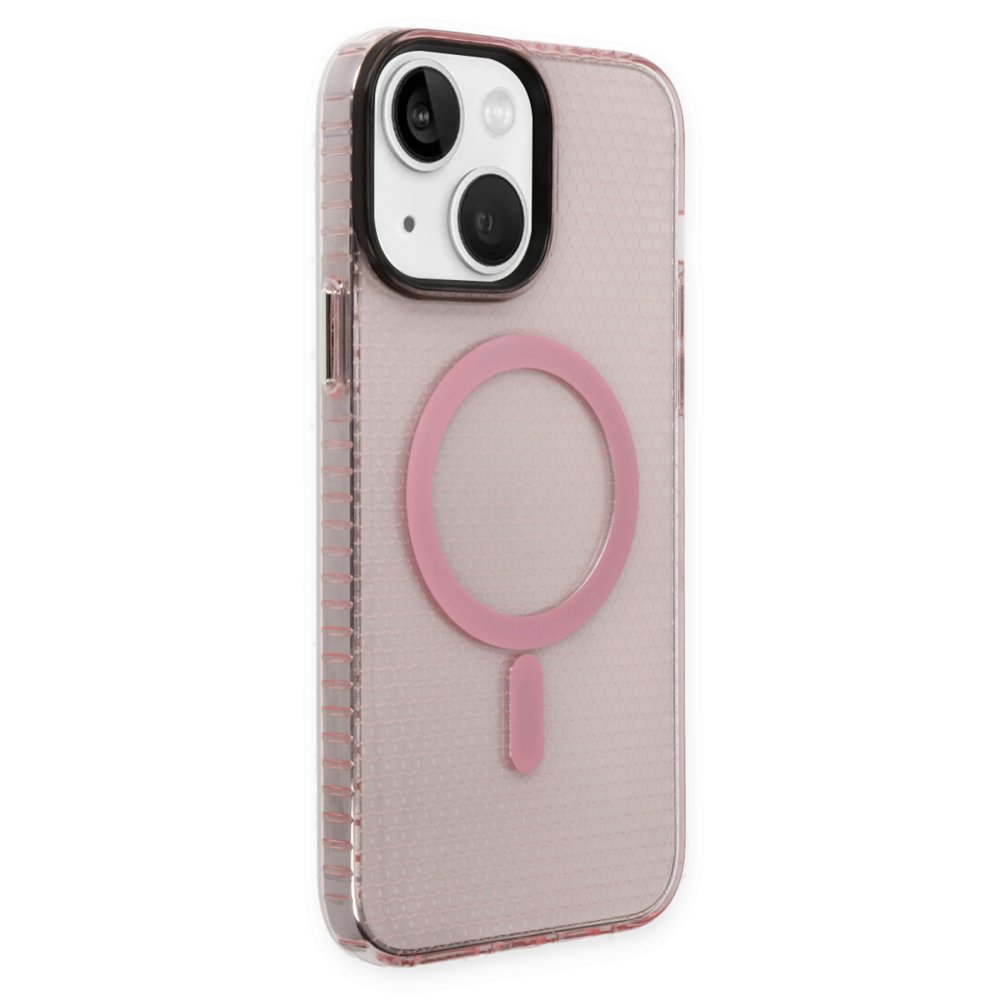 Newface iPhone 13 Kılıf Beta Magneticsafe Silikon - Pembe