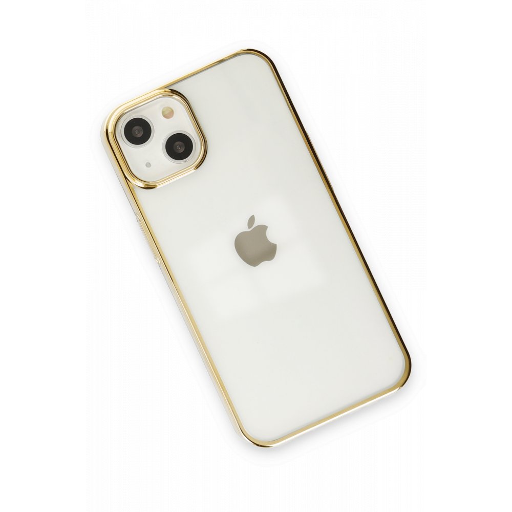 Newface iPhone 13 Kılıf Element Silikon - Gold