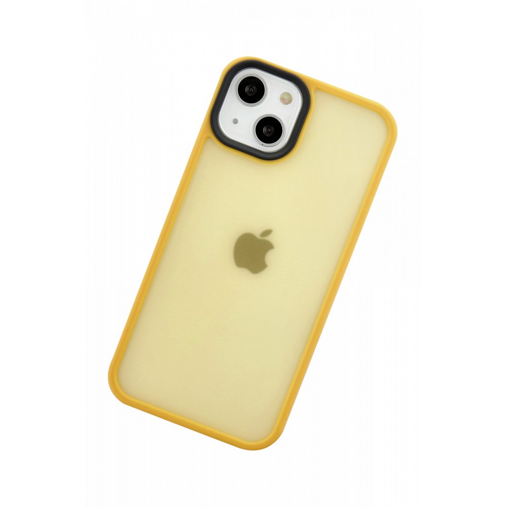 Newface iPhone 13 Kılıf Gentle Silikon - Gold