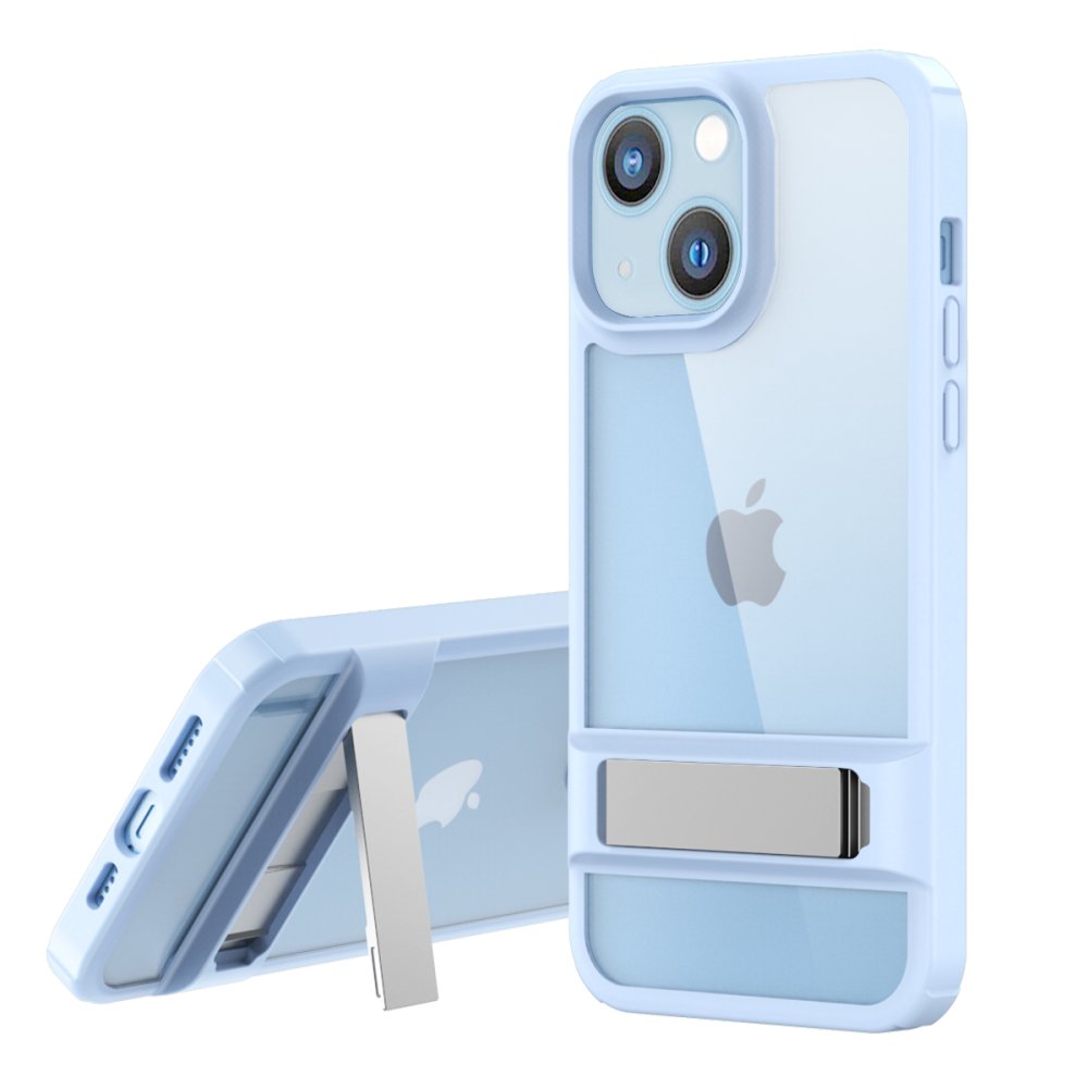 Newface iPhone 13 Kılıf Rolet Stand Kapak - Sierra Blue