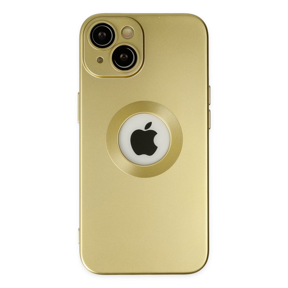 Newface iPhone 13 Kılıf Vamos Lens Silikon - Gold