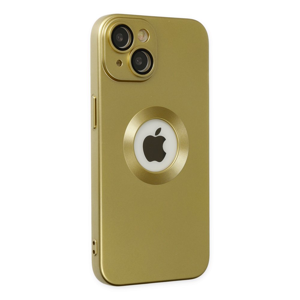 Newface iPhone 13 Kılıf Vamos Lens Silikon - Gold