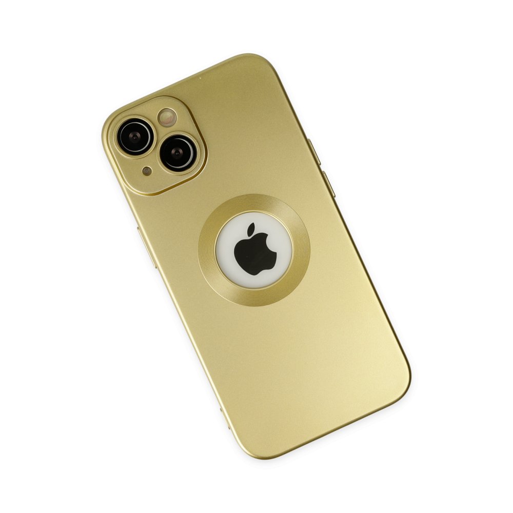 Newface iPhone 13 Kılıf Vamos Lens Silikon - Gold