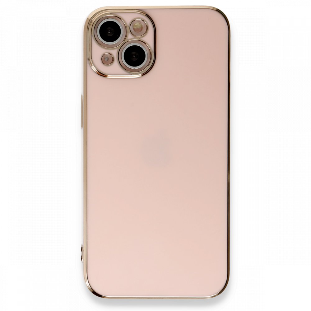 Newface iPhone 13 Kılıf Volet Silikon - Pembe