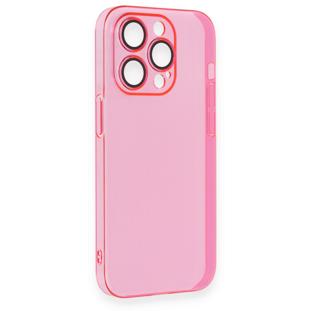 Newface iPhone 13 Pro Kılıf Armada Lensli Kapak - Pembe