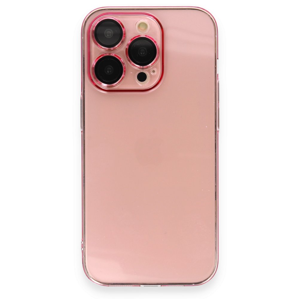 Newface iPhone 13 Pro Kılıf Armada Lensli Kapak - Rose Gold