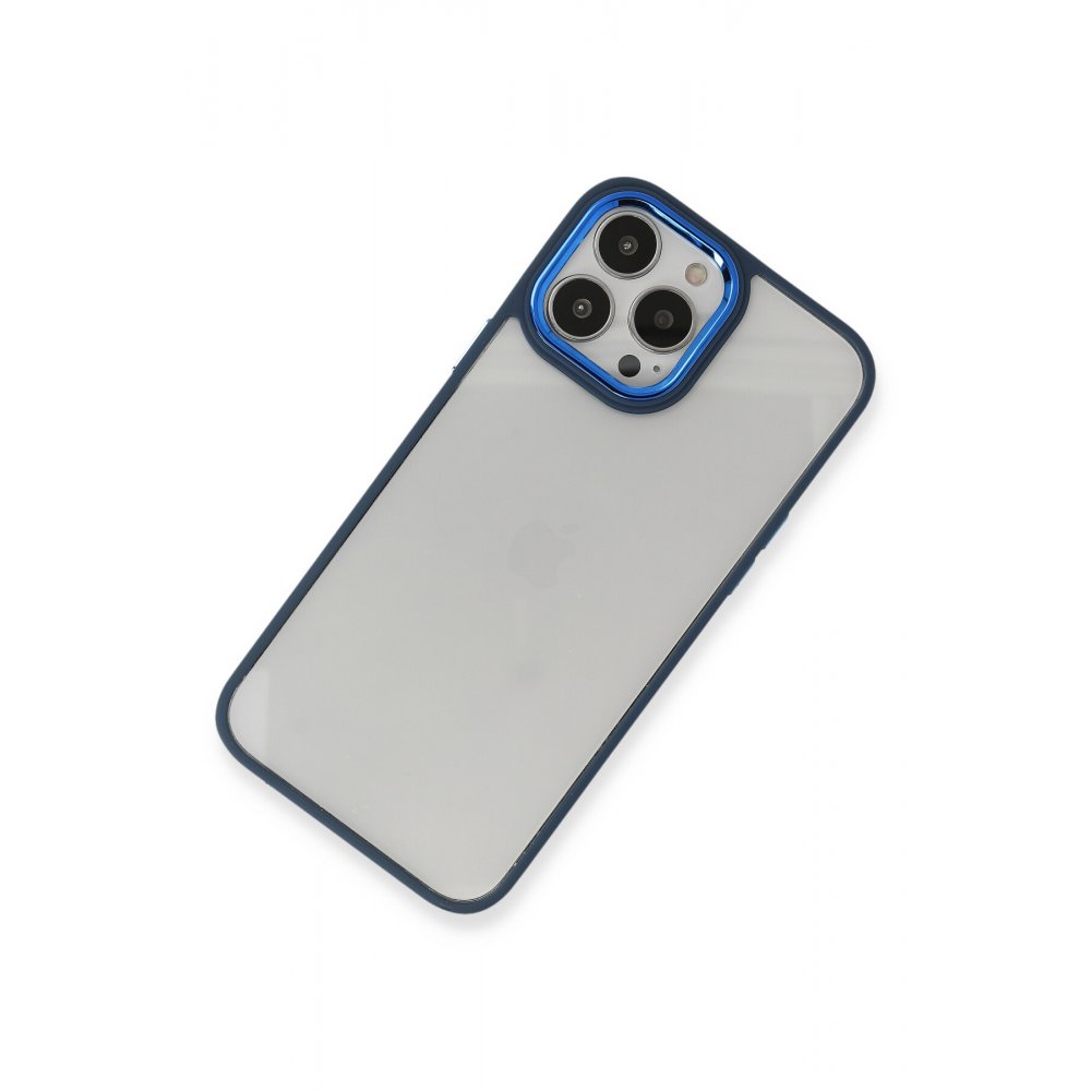 Newface iPhone 13 Pro Kılıf Dora Kapak - Mavi