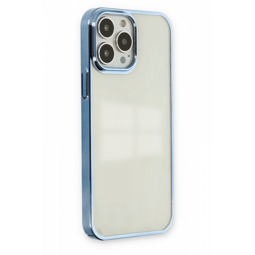 Newface iPhone 13 Pro Kılıf Element Silikon - Sky Blue