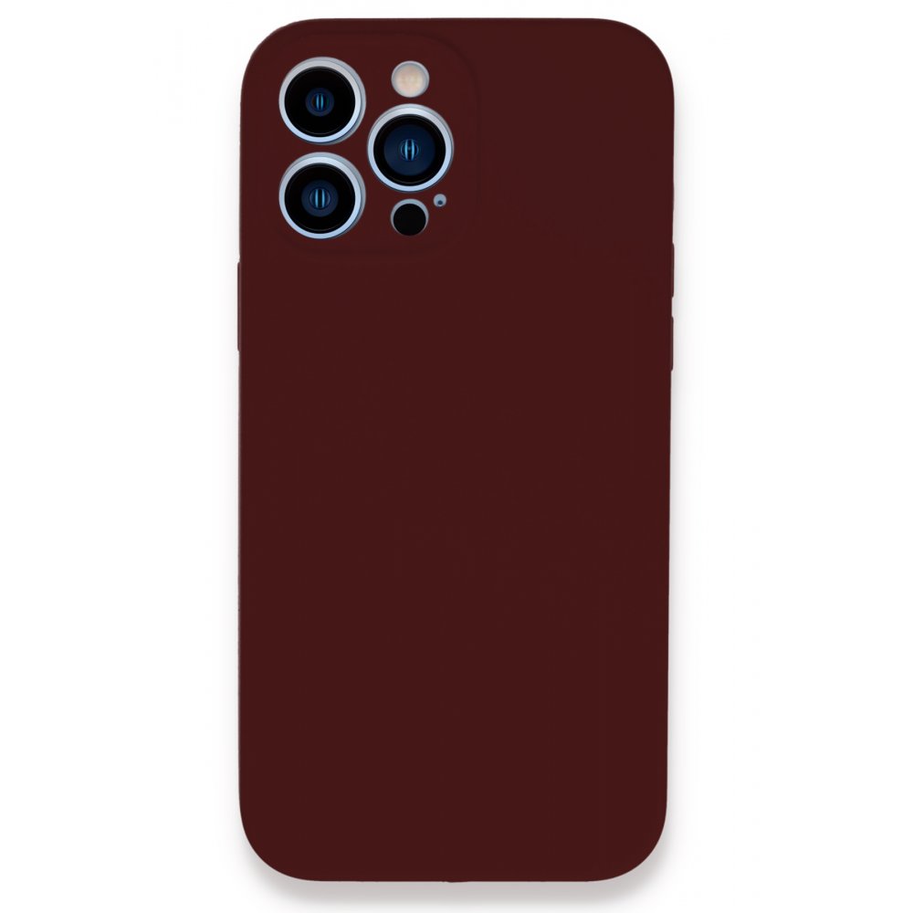 Newface iPhone 13 Pro Kılıf Lansman Legant Silikon - Bordo