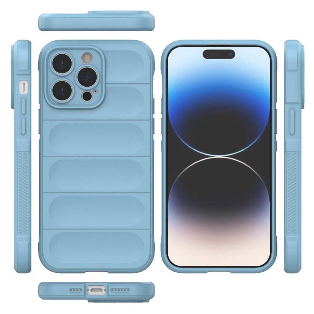 Newface iPhone 13 Pro Kılıf Optimum Silikon - Sky Blue