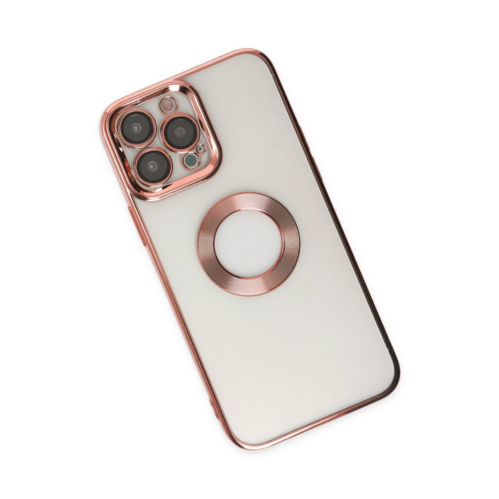 Newface iPhone 13 Pro Kılıf Slot Silikon - Rose Gold