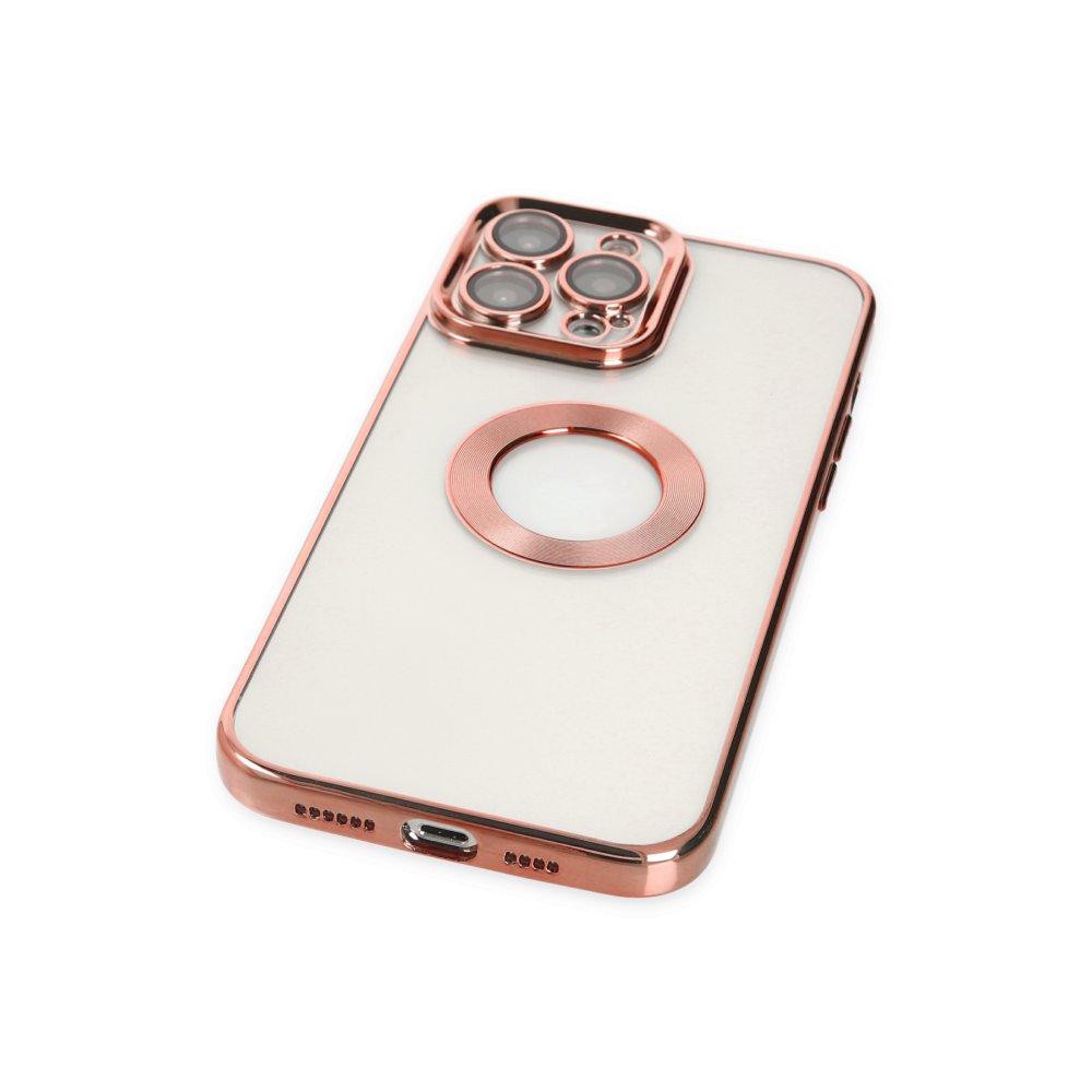 Newface iPhone 13 Pro Kılıf Slot Silikon - Rose Gold