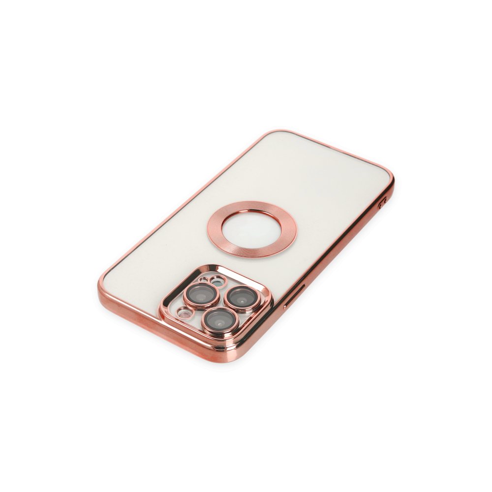 Newface iPhone 13 Pro Kılıf Slot Silikon - Rose Gold