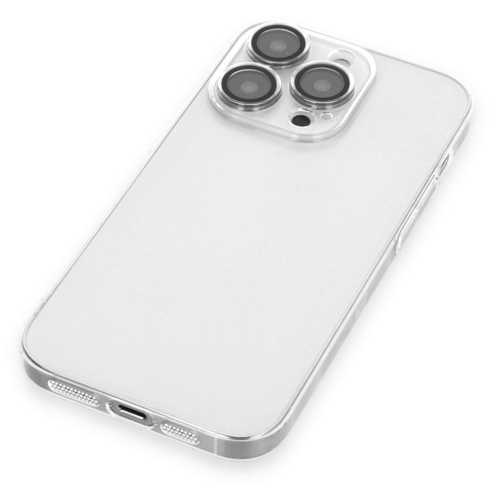 Newface iPhone 13 Pro Max Kılıf Armada Lensli Kapak - Şeffaf