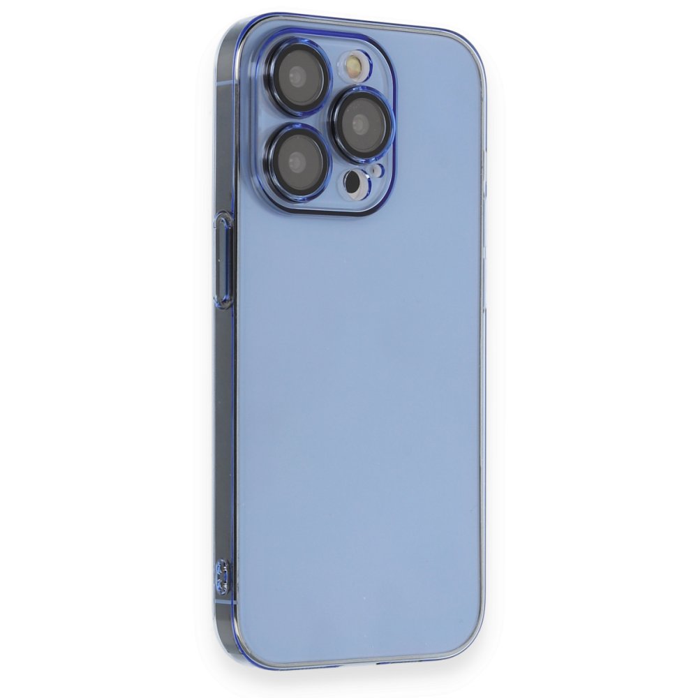 Newface iPhone 13 Pro Max Kılıf Armada Lensli Kapak - Sierra Blue