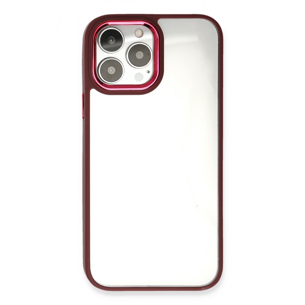 Newface iPhone 13 Pro Max Kılıf Dora Kapak - Kırmızı