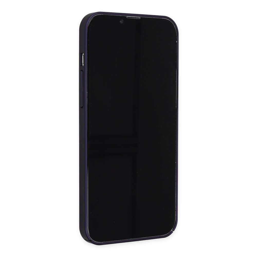 Newface iPhone 13 Pro Max Kılıf Jack Magneticsafe Lens Silikon - Mor