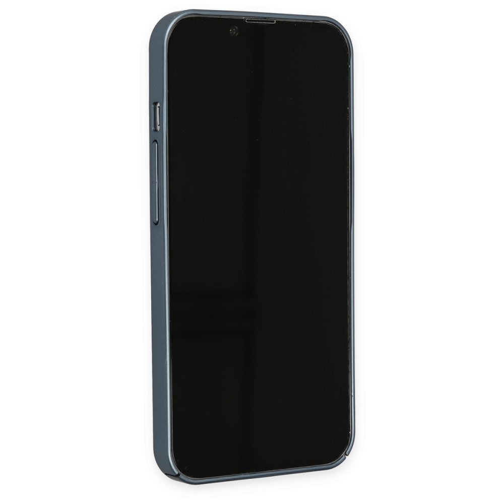 Newface iPhone 13 Pro Max Kılıf Jack Magneticsafe Lens Silikon - Sierra Blue