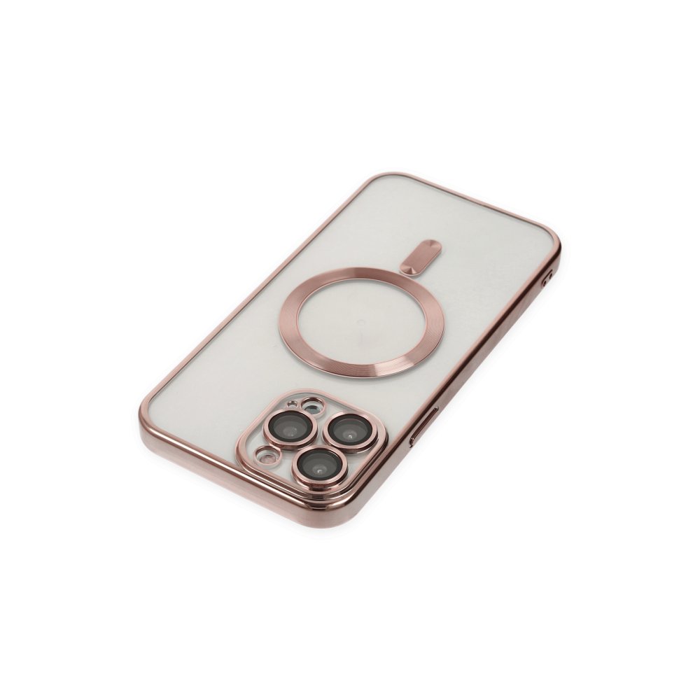 Newface iPhone 13 Pro Max Kılıf Kross Magneticsafe Kapak - Rose