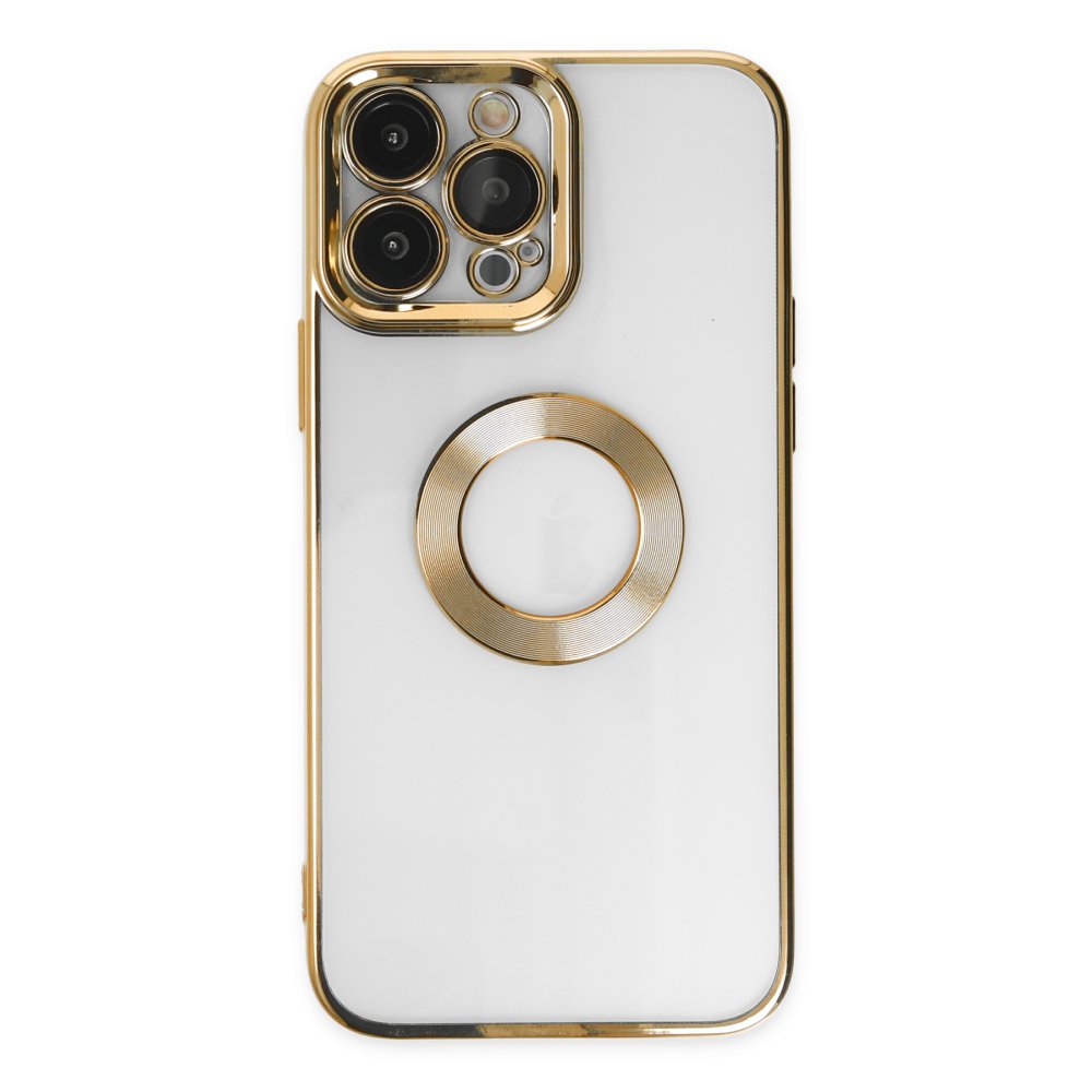 Newface iPhone 13 Pro Max Kılıf Slot Silikon - Gold