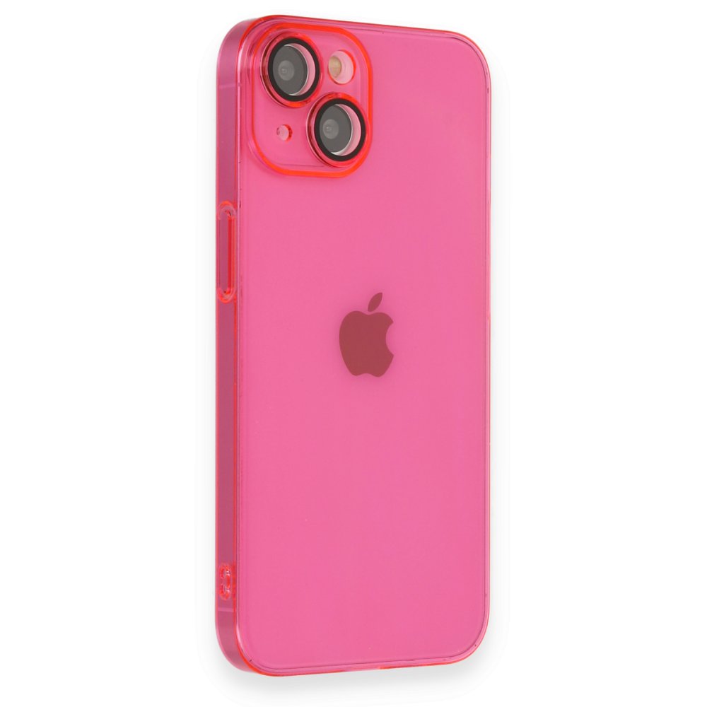 Newface iPhone 14 Kılıf Armada Lensli Kapak - Pembe