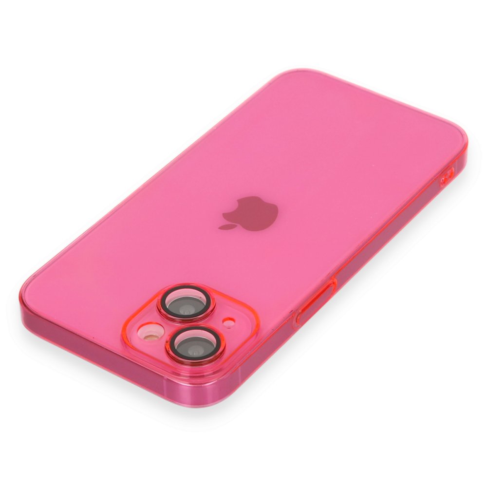 Newface iPhone 14 Kılıf Armada Lensli Kapak - Pembe