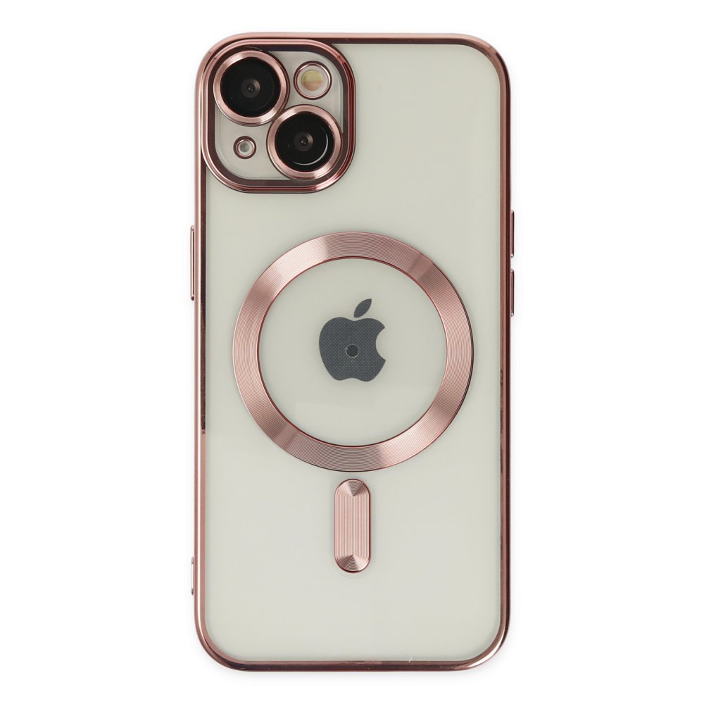 Newface iPhone 14 Kılıf Kross Magneticsafe Kapak - Rose