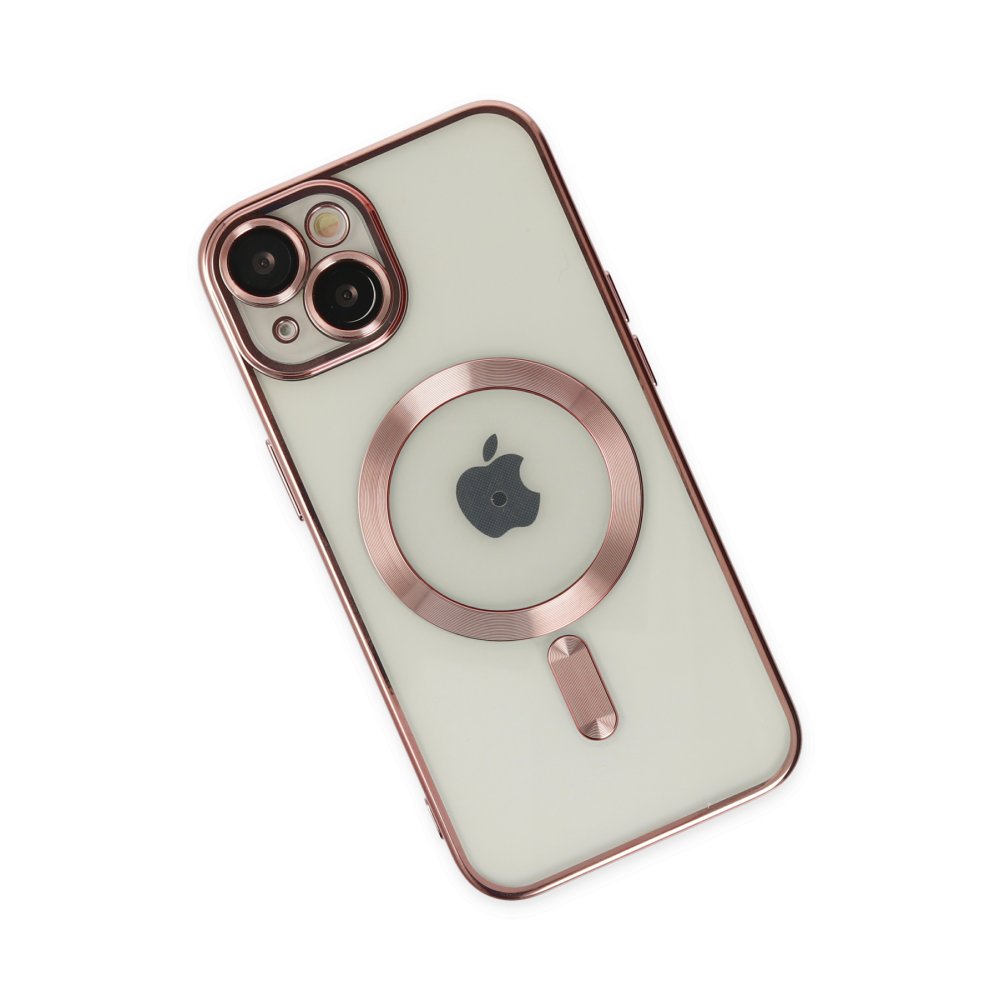 Newface iPhone 14 Kılıf Kross Magneticsafe Kapak - Rose