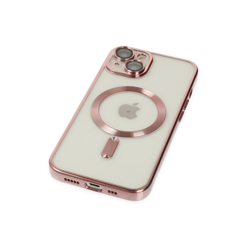 Newface iPhone 14 Kılıf Kross Magneticsafe Kapak - Rose